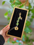 Custom Spring Initial Keychain - Between Seasons