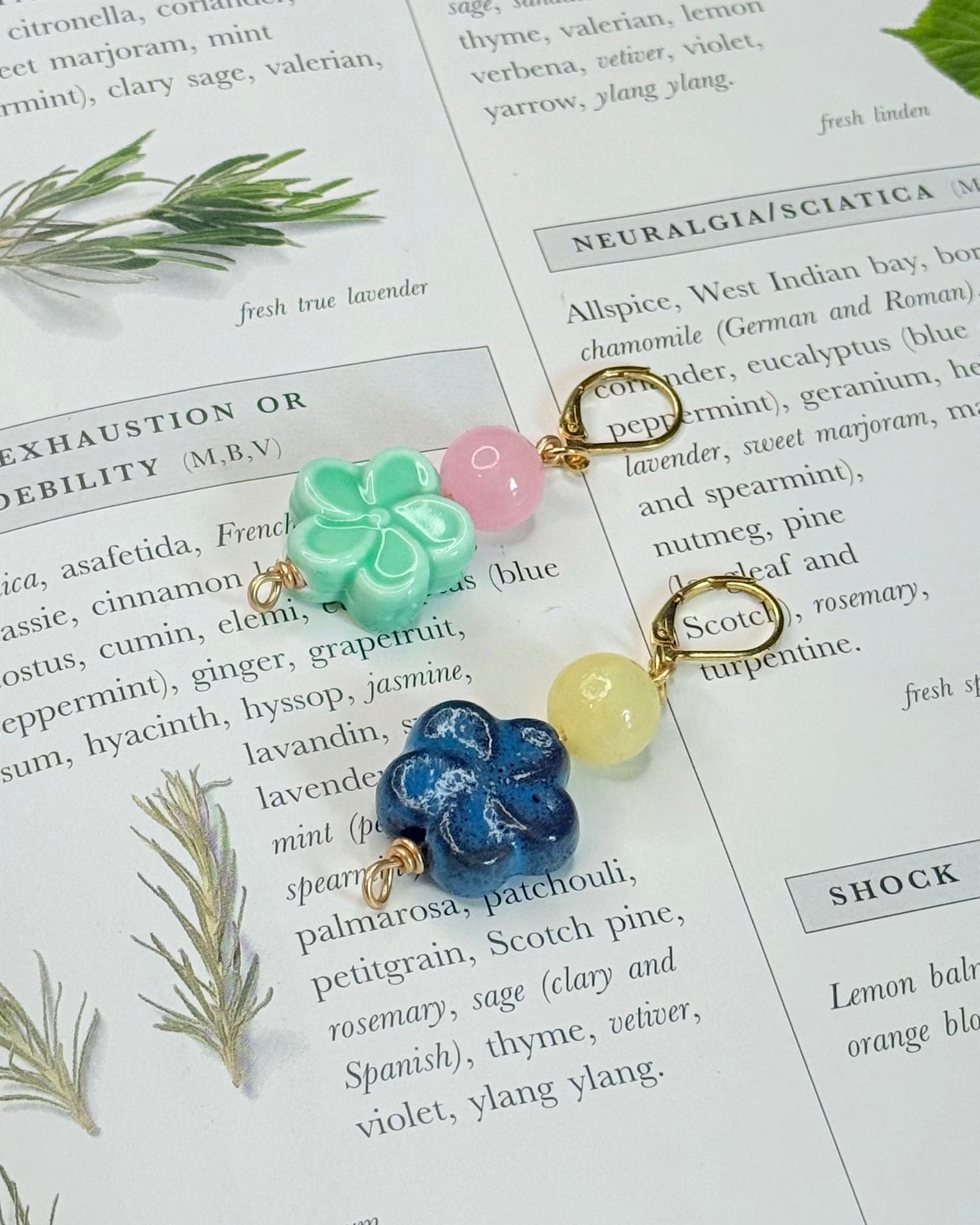 Mismatched and Whimsy Dangle Earrings - Between Seasons